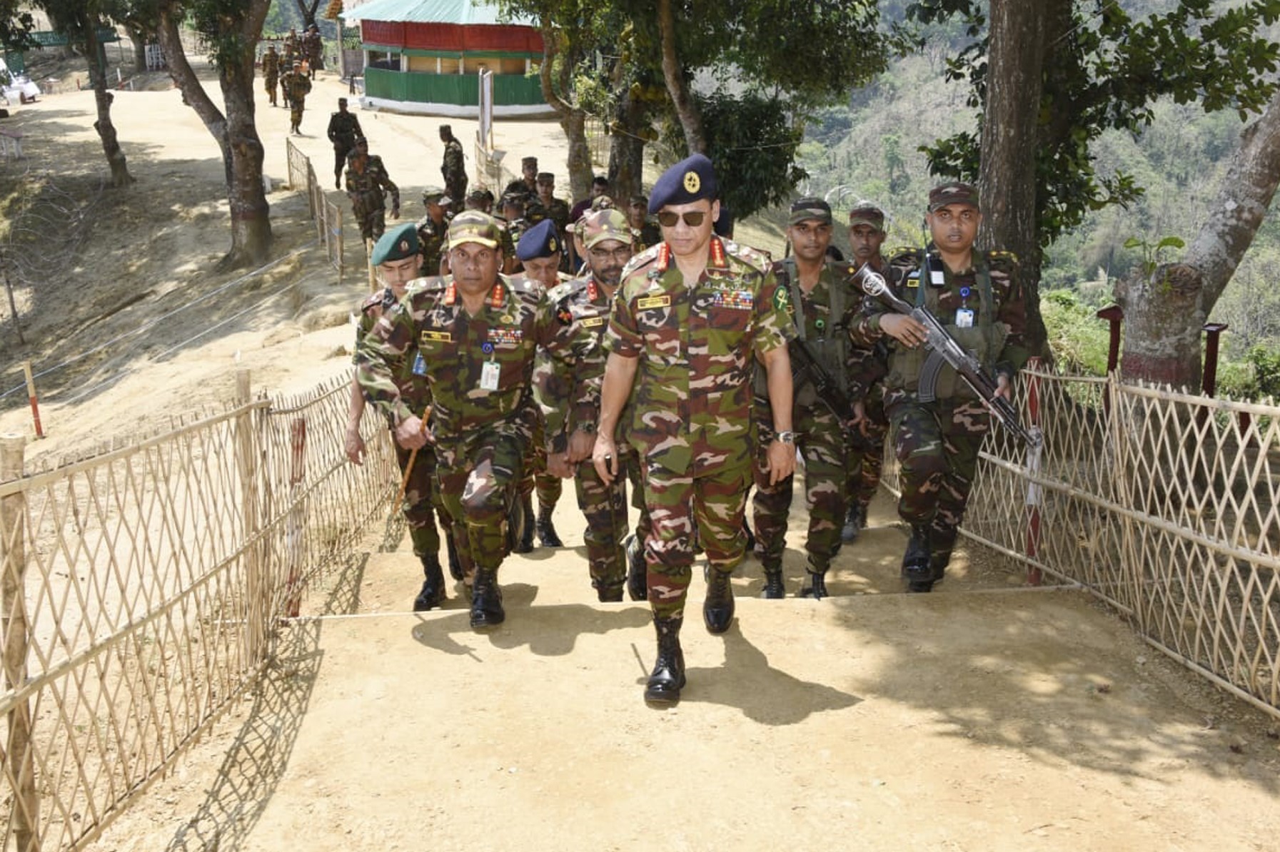 Army chief visits remote CHT, shares Eid joy with soldiers