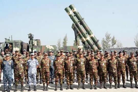 Army chief oversees firing of newly inducted Tiger MLRS