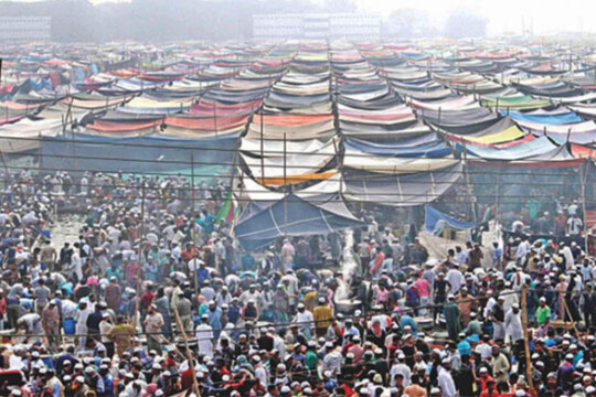 Devotees converging on Bishwa Ijtema ground on day 2