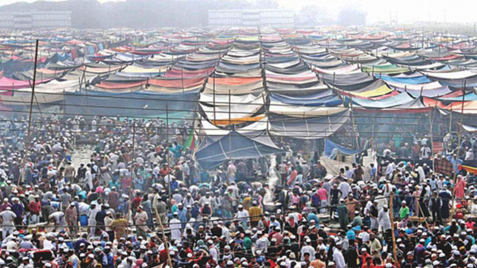 Devotees converging on Bishwa Ijtema ground on day 2