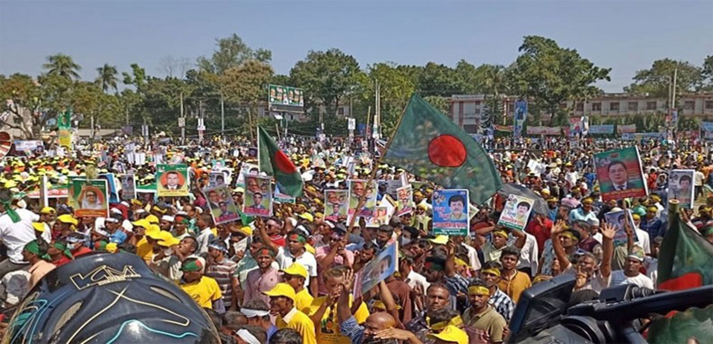 Thousands join as BNP’s Khulna rally starts earlier than scheduled