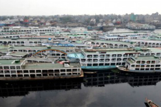 Barishal water transport workers go on indefinite strike