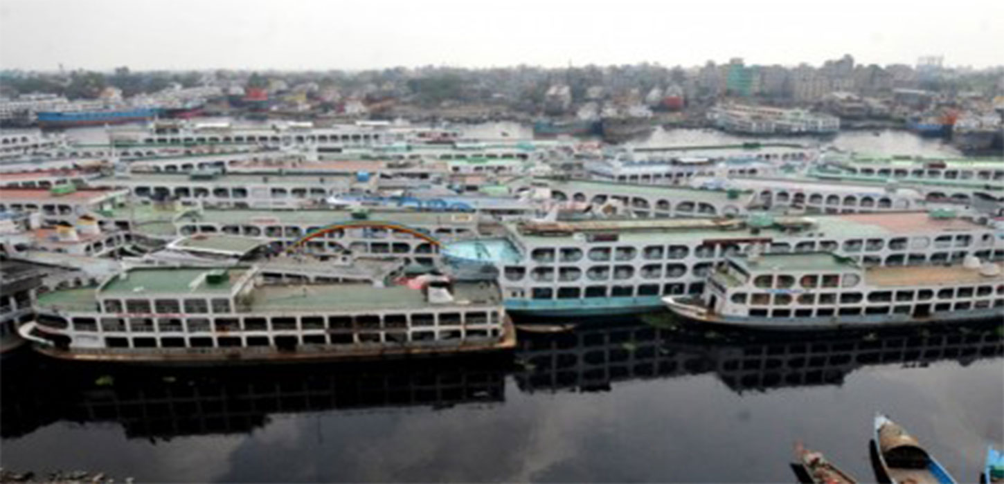 Barishal water transport workers go on indefinite strike