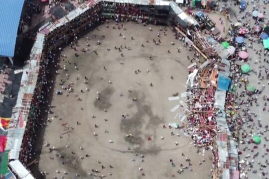 Scores injured in Colombia deadly bullfight stand collapse