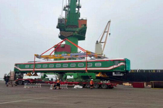 China ships 15 coaches, other equipment’ for Padma Bridge Rail Project