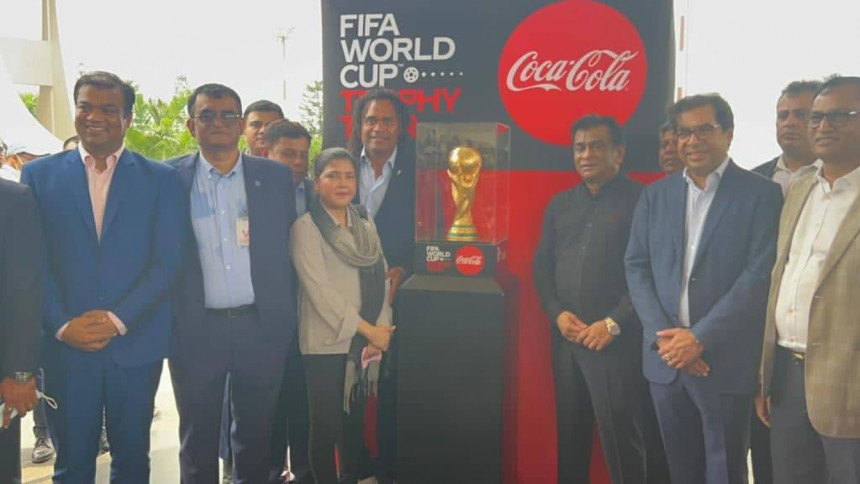 FIFA World Cup trophy arrives in Dhaka