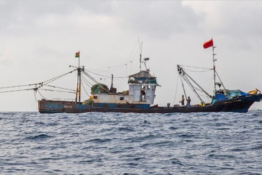 Chinese fishing vessel capsizes in Indian Ocean with 39 missing