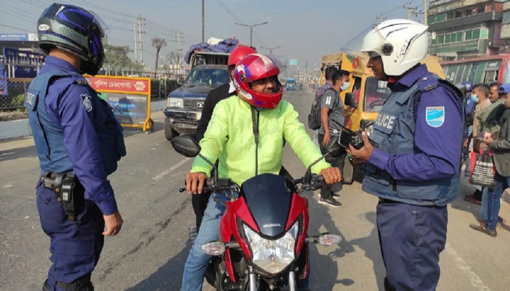 Check post, barricade installed at Dhaka entry points