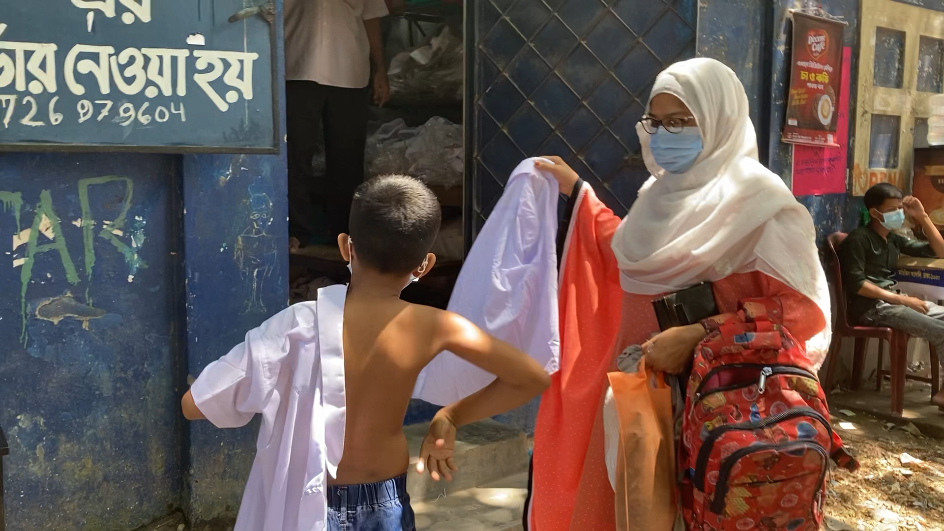 Many seen wearing school dress from tailor shop