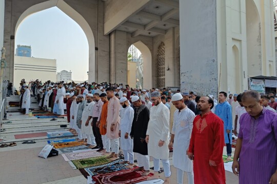 Main congregation of Eid-ul-Fitr held atNational Eidgah