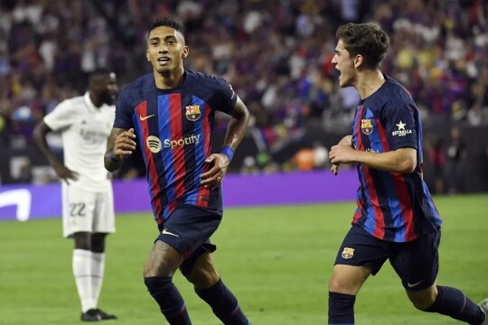 Barca win El Clasico in Las Vegas