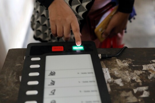 EVMs may be used in 50 to 70 parliamentary seats