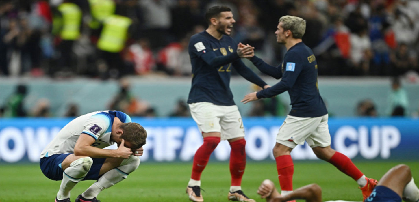 Giroud sends France into World Cup semis as England miss late penalty