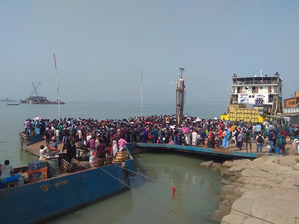 BIWTA for extra ghat, nighttime ferry to ease Eid travel