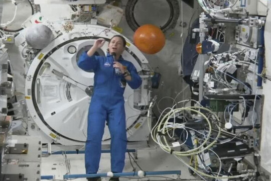 First Native American woman in space steps out on spacewalk