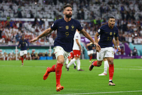Giroud becomes France's all-time top scorer with 52 goals