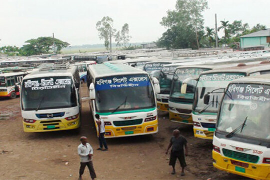 Sylhet transport workers go on strike