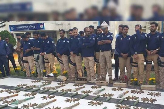 Massive grenade pile recovered in Satchori