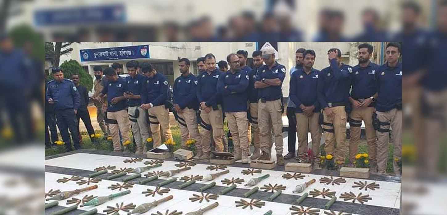 Massive grenade pile recovered in Satchori