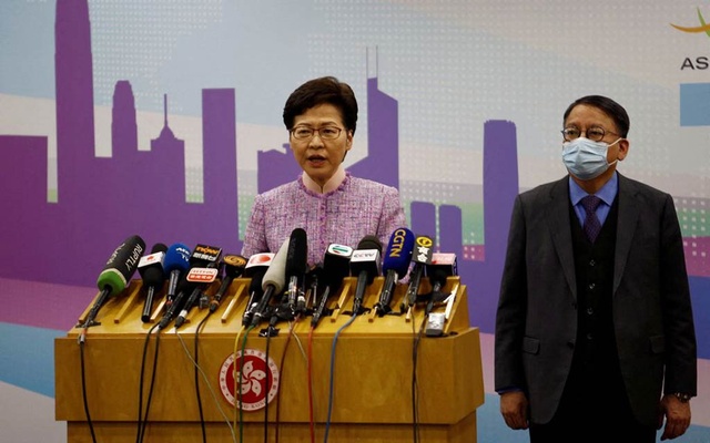 Hong Kong leader says Stand News arrests not aimed at media industry