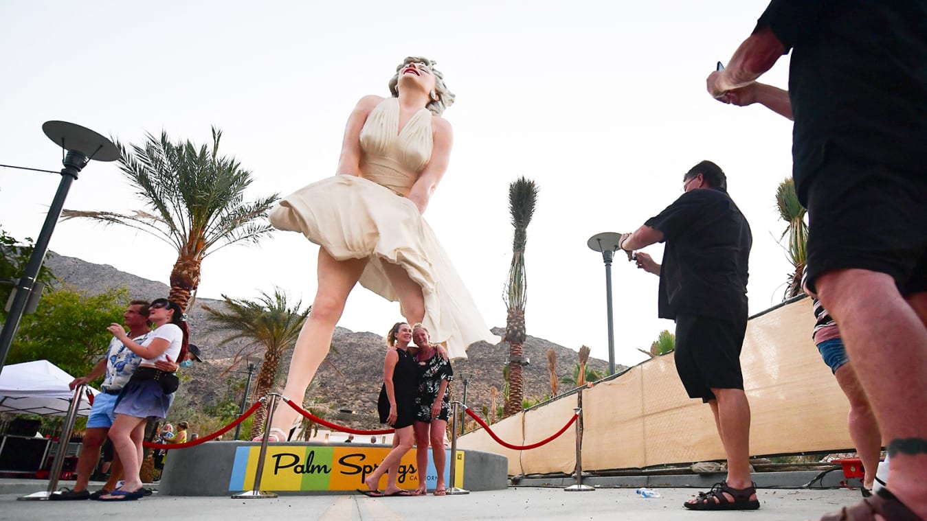 'Sexist' Marilyn Monroe statue installed in Palm Springs amid widespread opposition