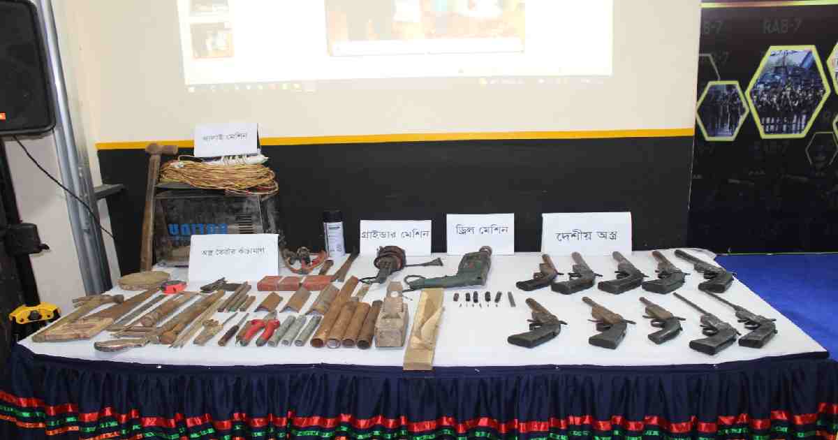 Illegal arms factory unearthed in Chattogram, one held