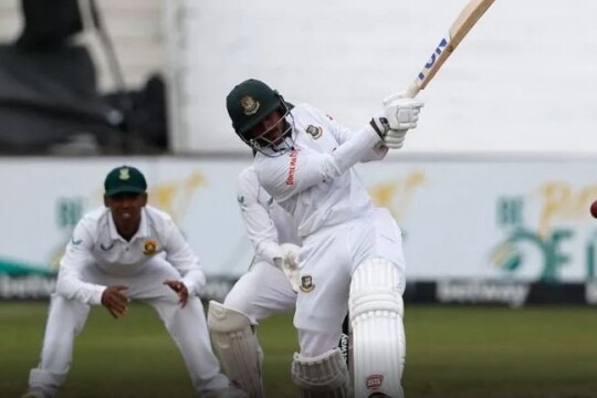 Bangladesh dismissed for 298 after Joy's epic 137