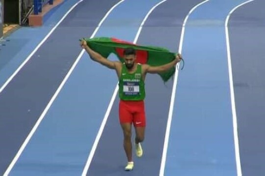 Bangladeshi Imranur wins historic Asian Indoor Athletics gold