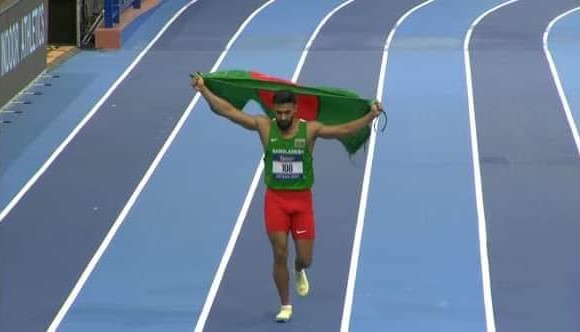 Bangladeshi Imranur wins historic Asian Indoor Athletics gold