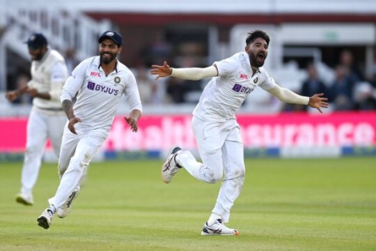 India win thrilling second Test in final hour at Lord's