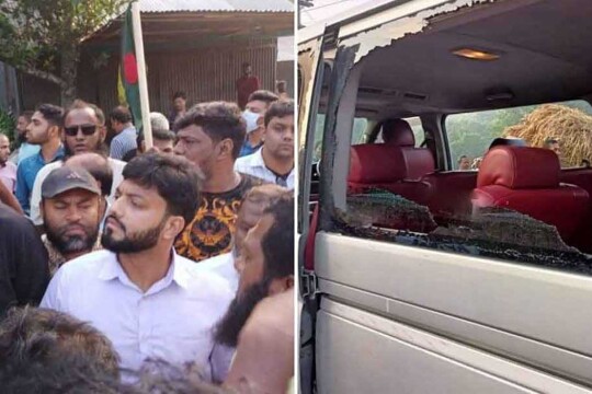 Ishraque says his motorcade attacked on way to Barishal; 9 injured