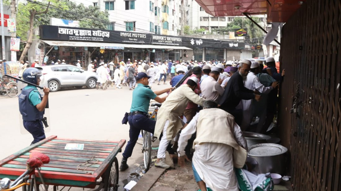 Clash between cops and Jamaat-Shibir men held in Dhaka