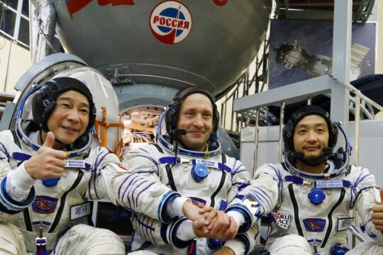 Japanese billionaire blasts off to International Space Station