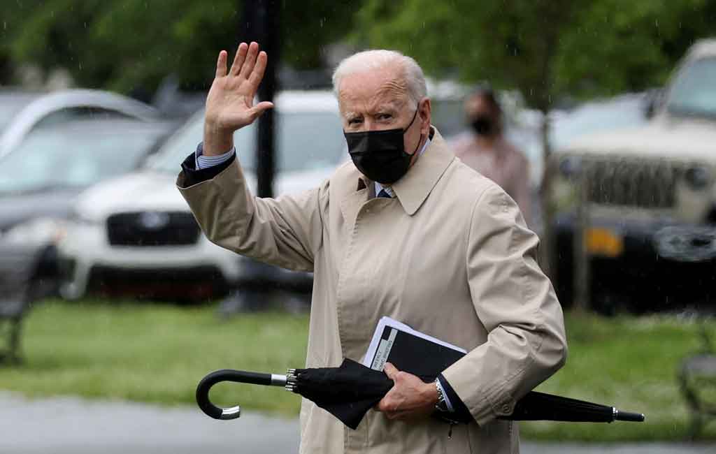 Biden‍‍`s health has improved considerably, mainly has sore throat