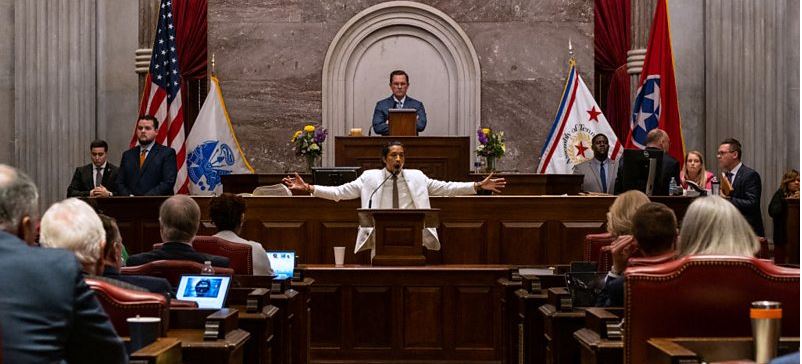 Justin Jones: Tennessee lawmaker reinstated three days after expulsion