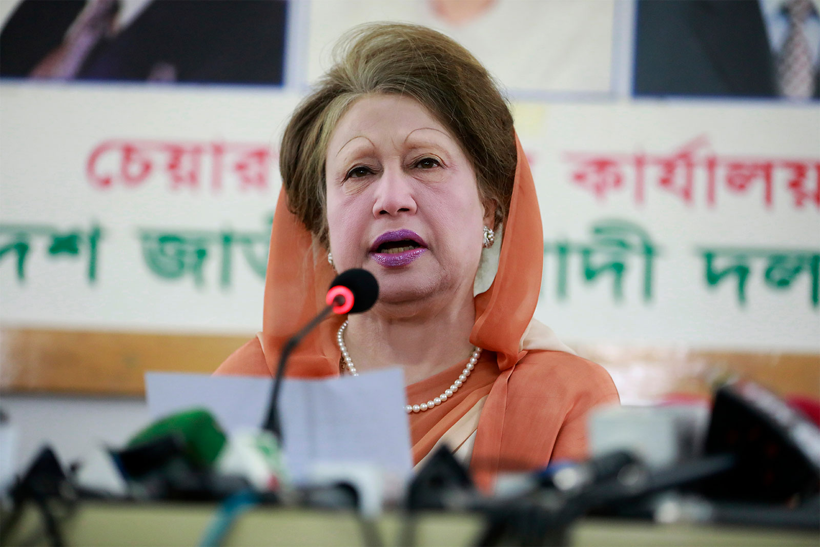 Khaleda’s health condition 'slightly improved'