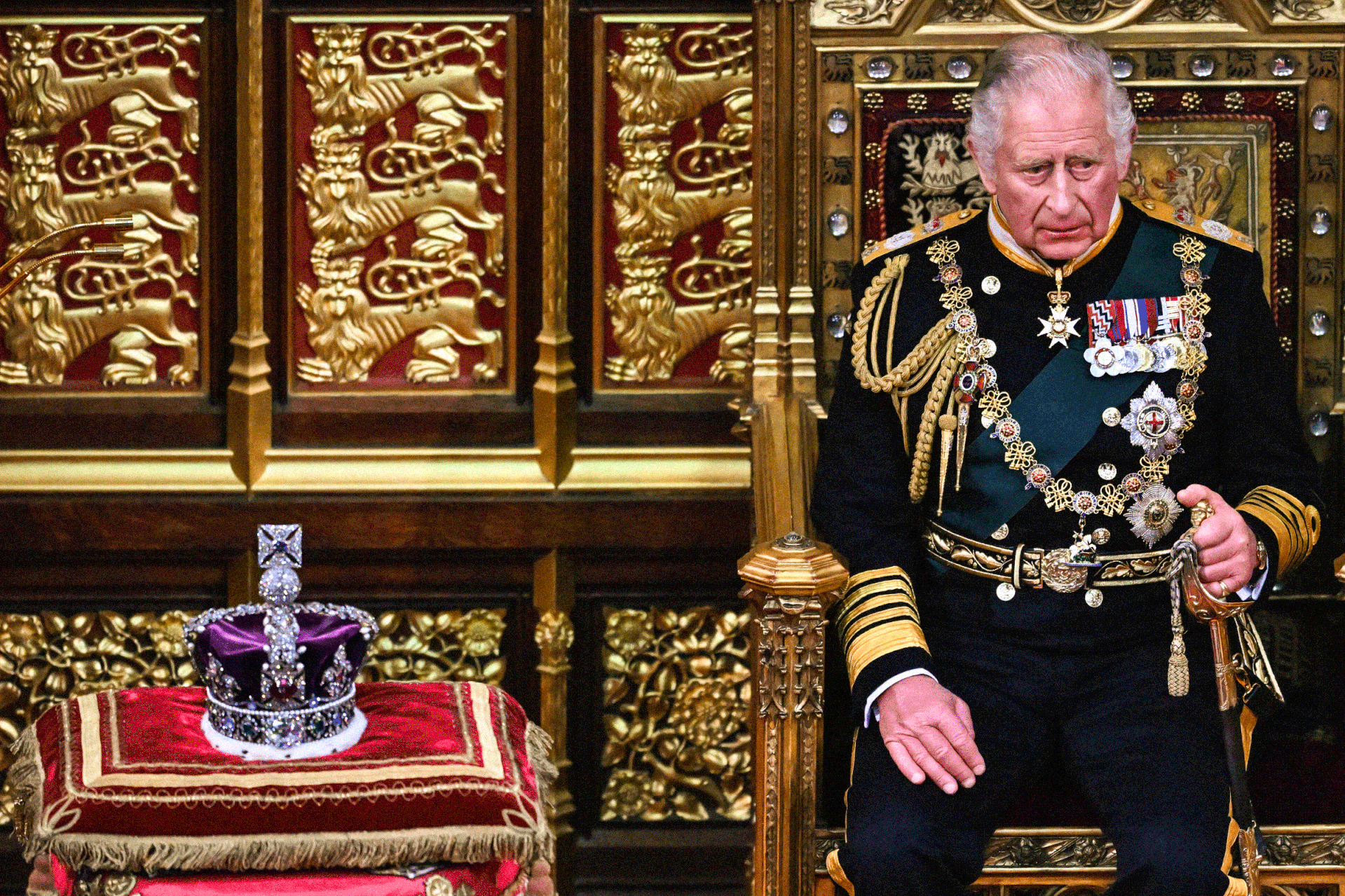 Coronation ceremony of King lll Charles today