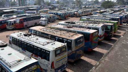 Khulna bus strike hits hard commuters