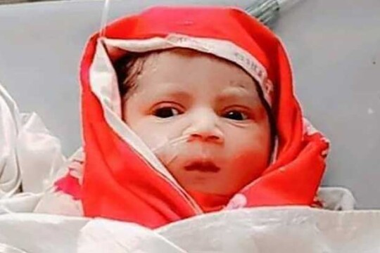 Baby born during Mymensingh road accident gets Tk 5 lakh