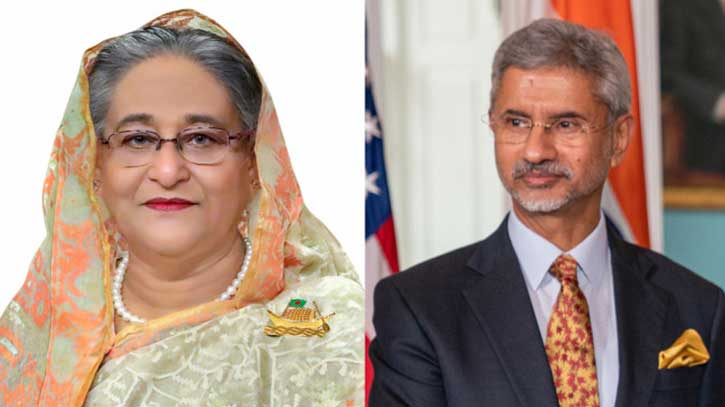 Jaishankar calls on PM Hasina