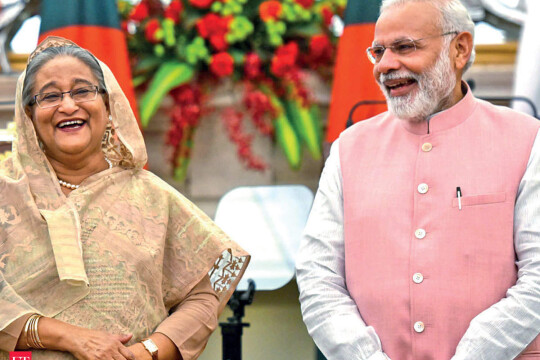 Modi greets PM Hasina on her birthday