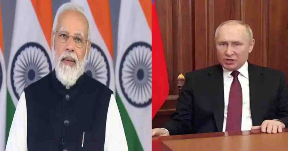 Modi urges Putin to halt military offensive in Ukraine