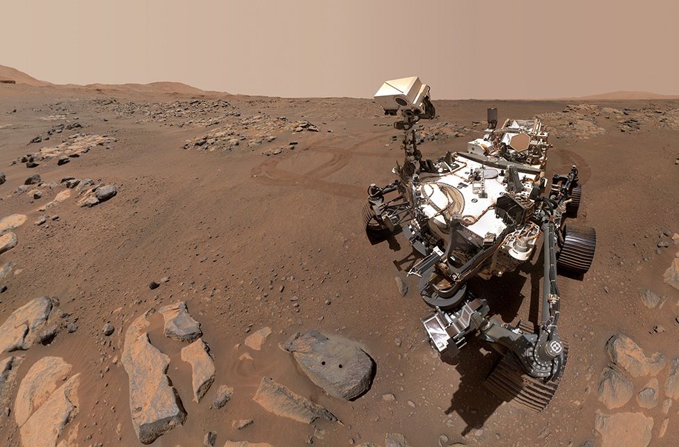 Nasa's Perseverance Mars rover finds ancient volcanic rocks