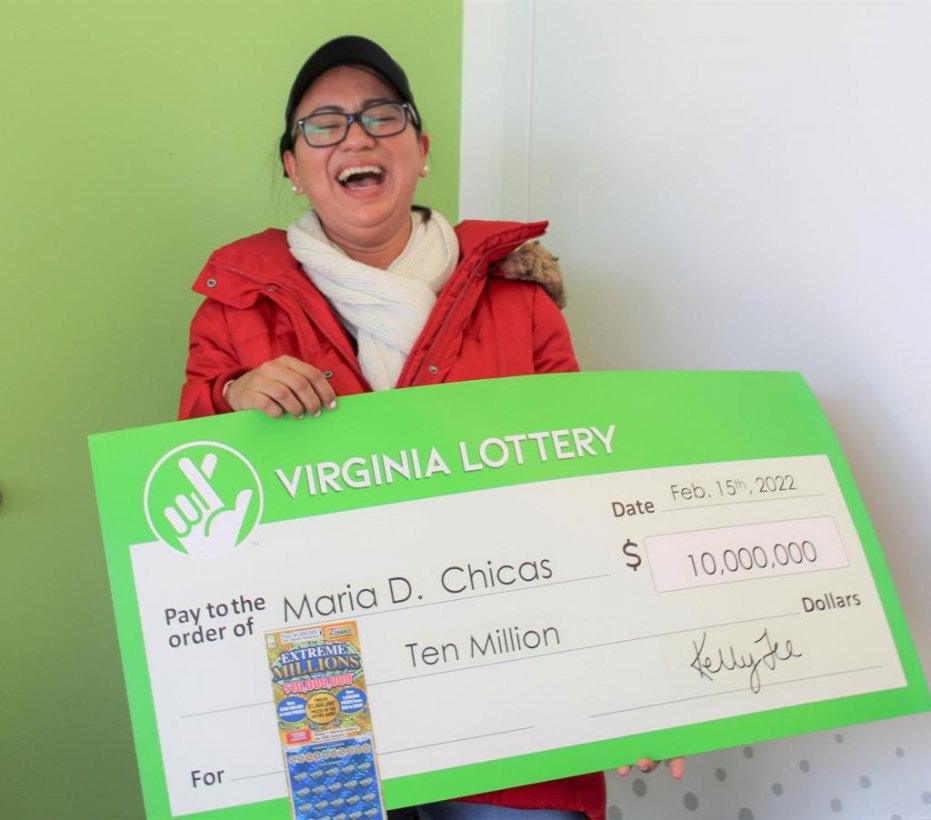 Woman gets $10M lottery ticket as a Valentine's Day gift