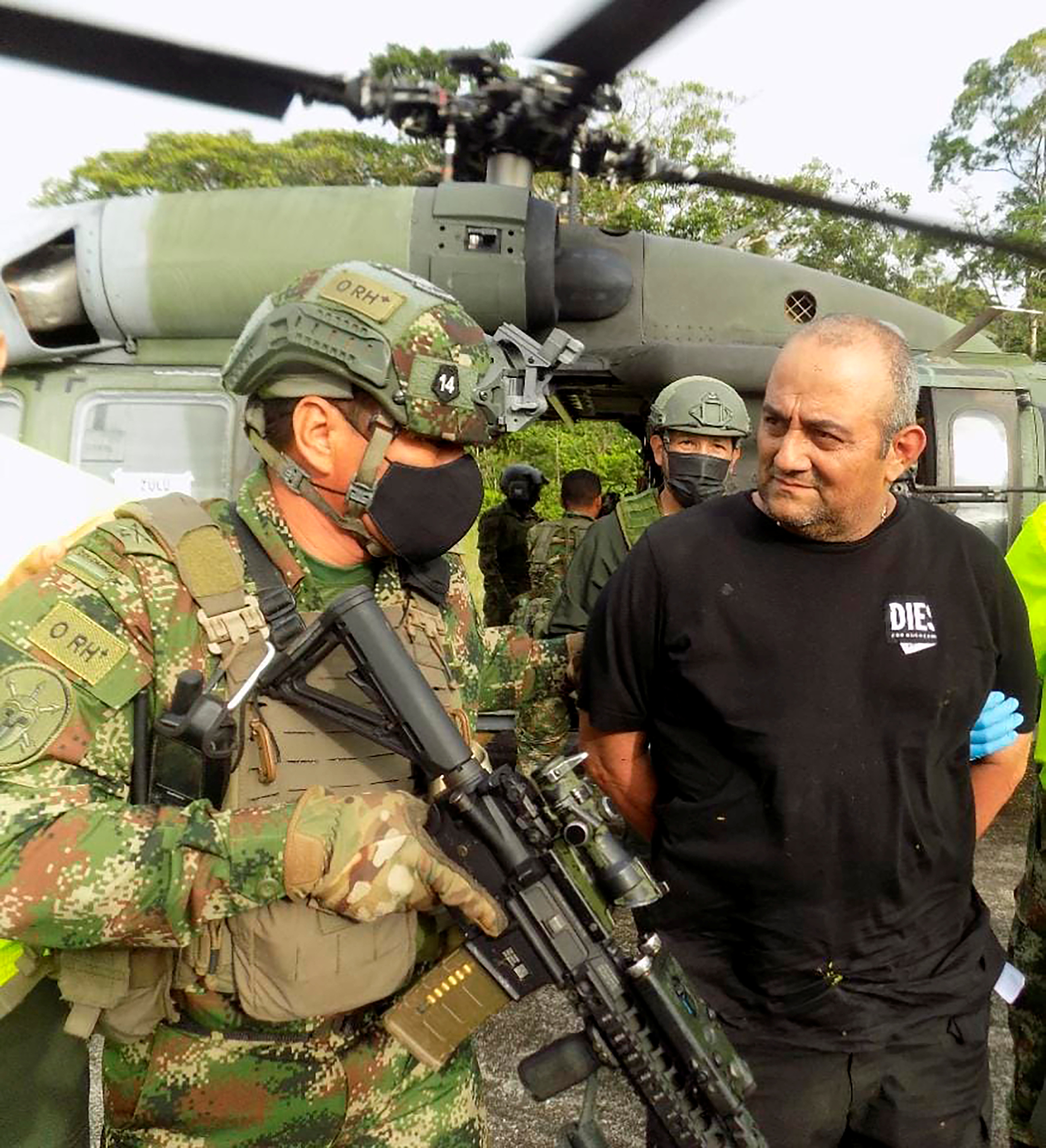 Colombia's most wanted drug lord Otoniel captured