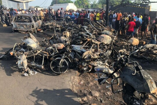 Fuel tanker blast in Sierra Leone capital kills at least 91