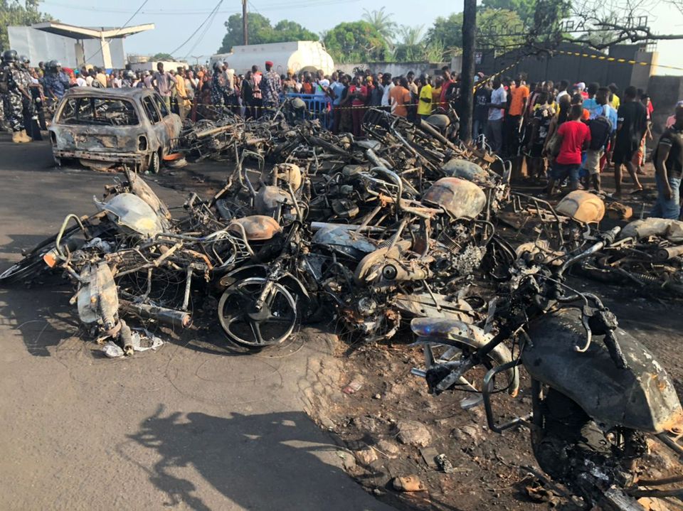 Fuel tanker blast in Sierra Leone capital kills at least 91