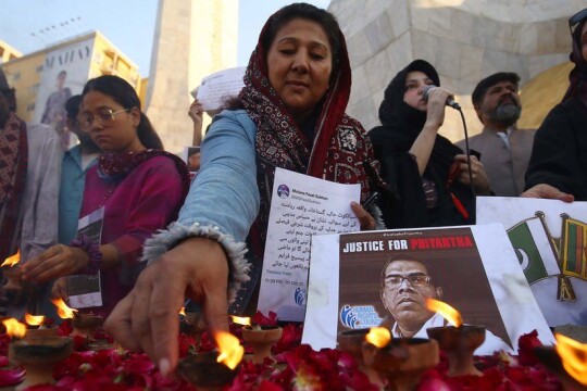 Brutal mob killing of Sri Lankan sparks protests