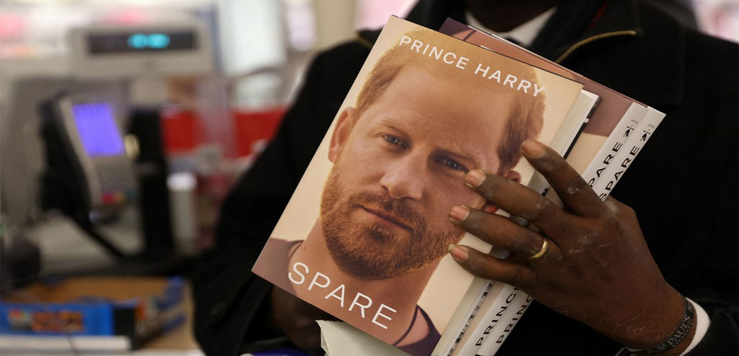 Prince Harry's memoir goes on sale