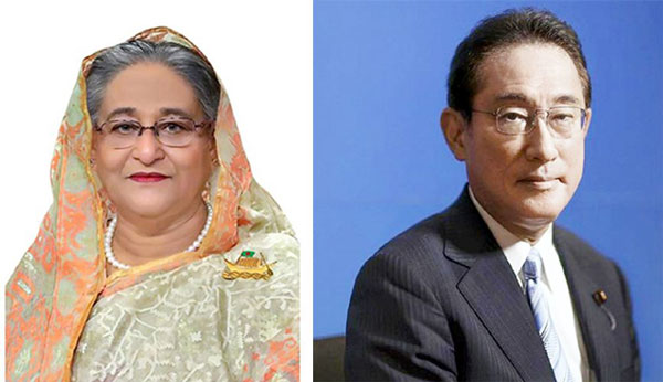 PM Hasina congratulates her newly appointed Japanese counterpart